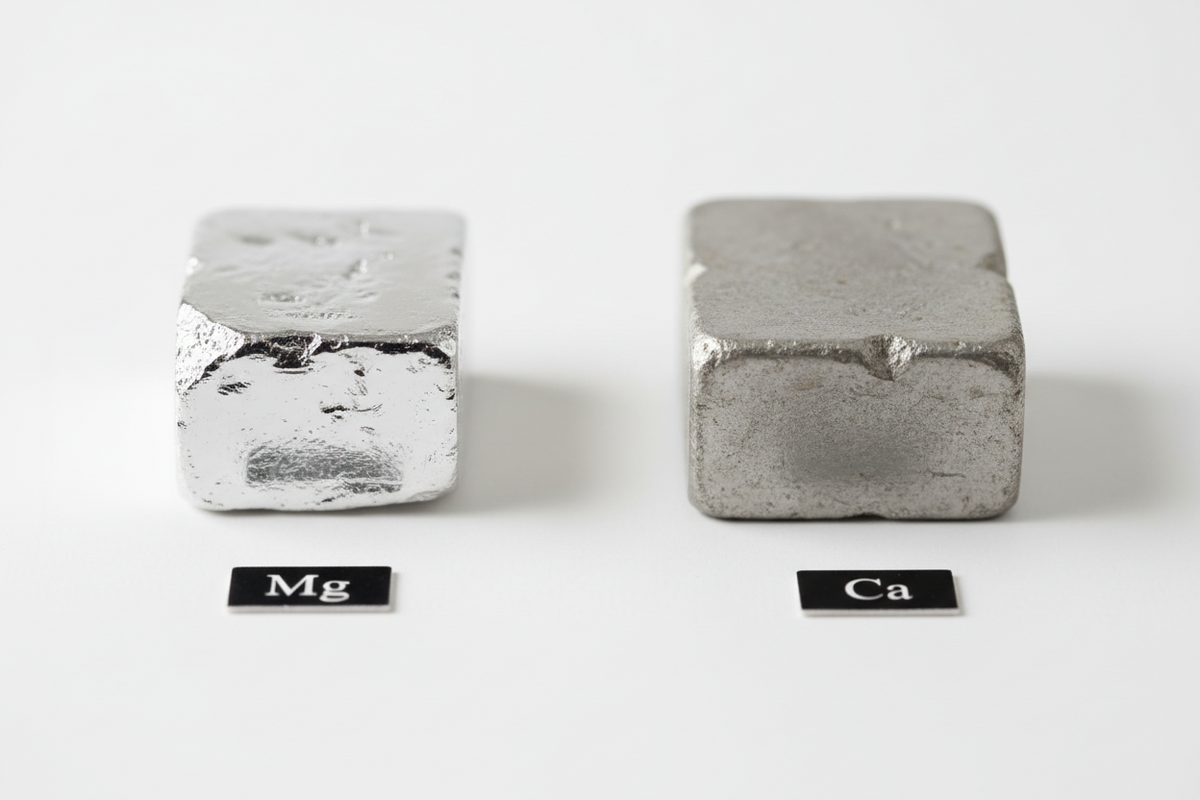 Magnesium and calcium need each other