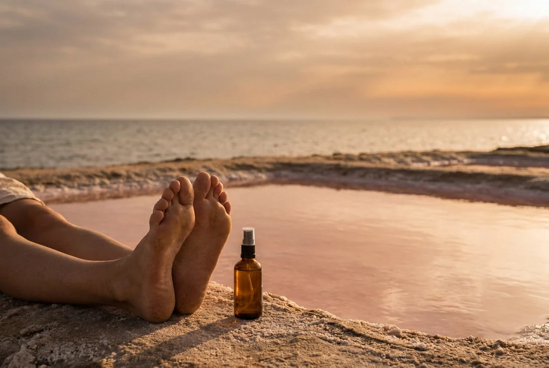 Professional header image for informative article: Magnesium Spray on Your Feet: The Why, the How, and What ...