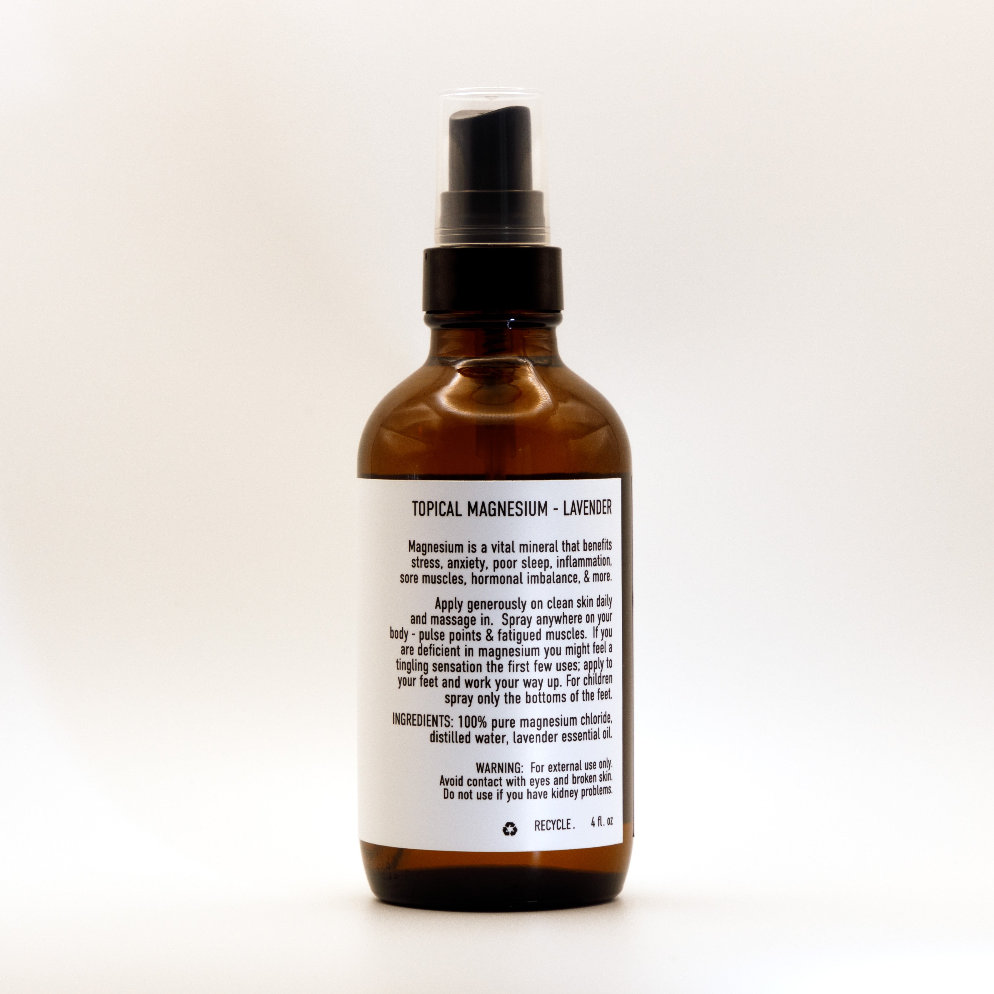 All natural lavender magnesium spray from Ozco Goods
