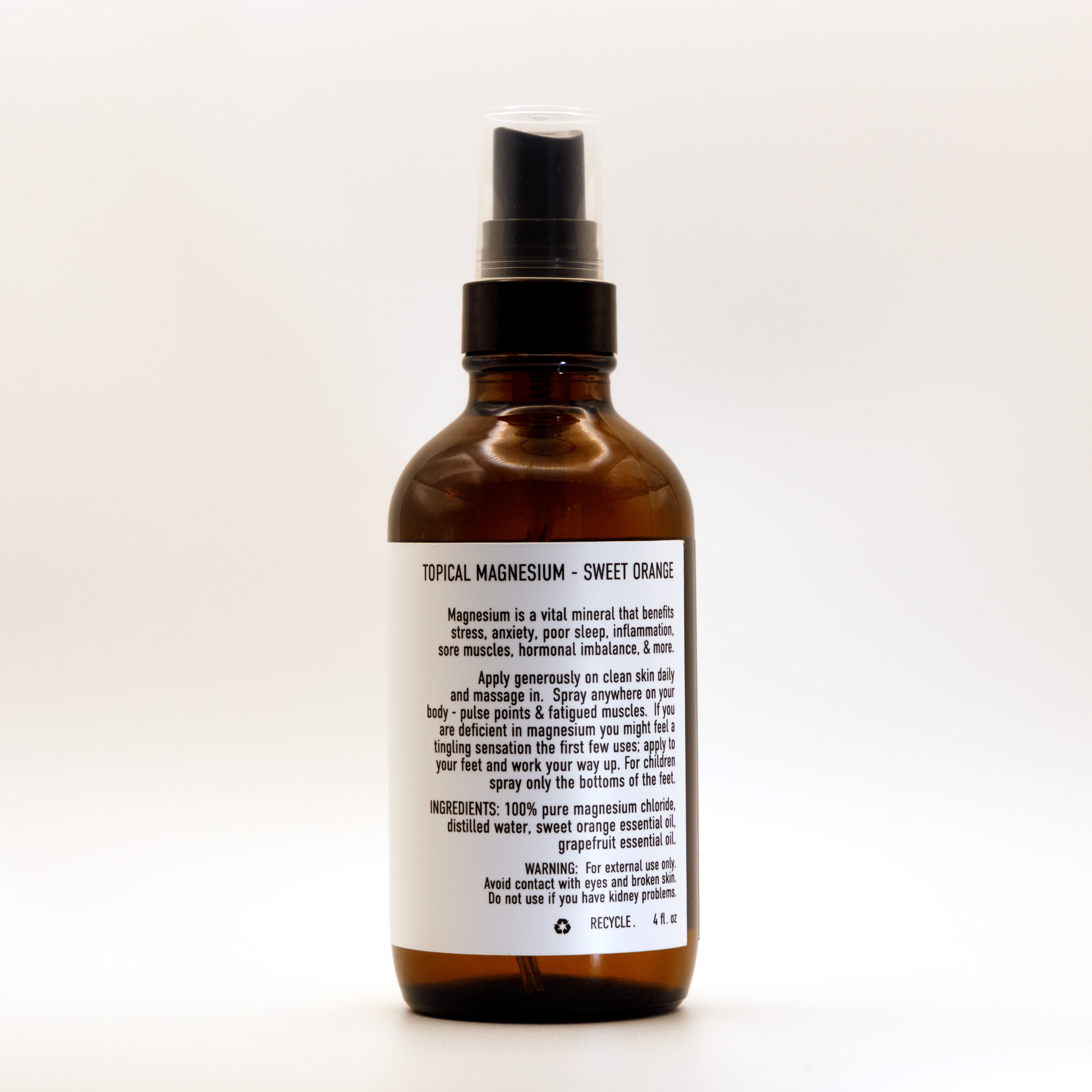 all natural ingredient magnesium spray from Ozco Goods