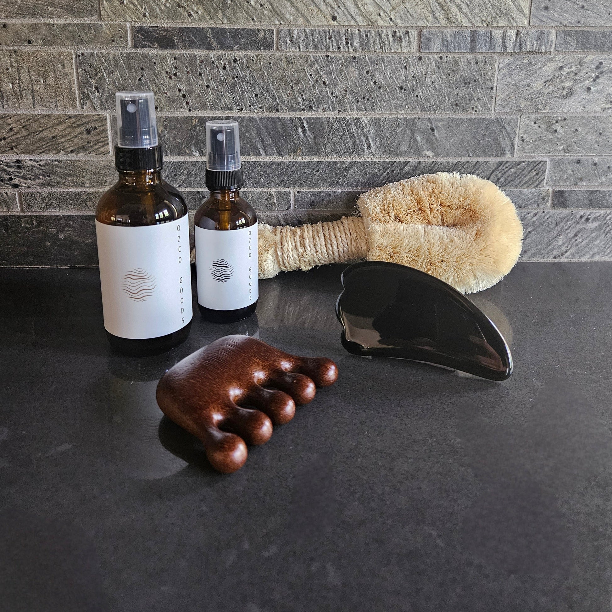 Magnesium Spray and detox tool gift set for self care