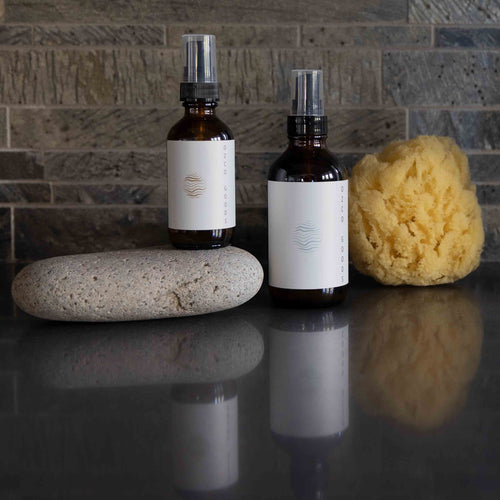 magnesium spray double bottle set for at home use and travel